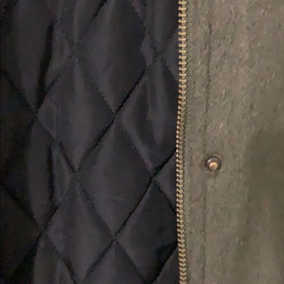 Brushed Fur Collar Coat - Picture 2 of 2